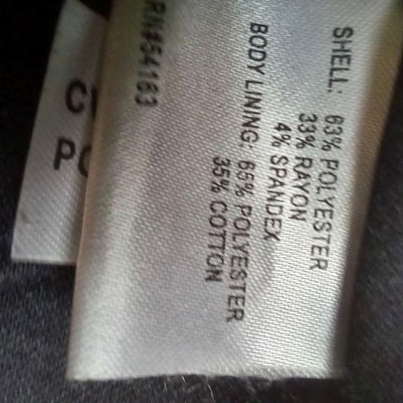 CALVIN KLEIN BLACK COWL NECK BUTTON COAT SIZE SMALL - Picture 6 of 15